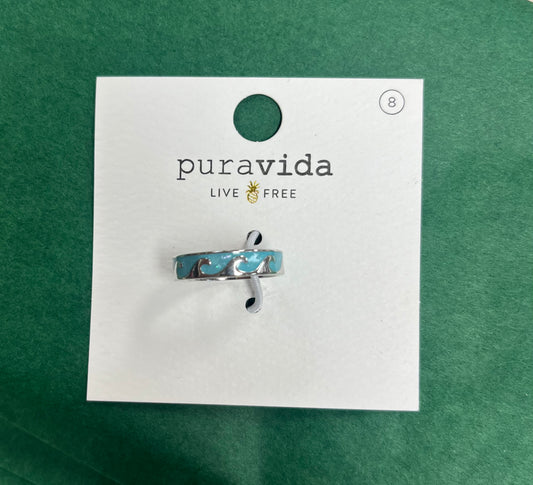 Pura Vida Wave Ring