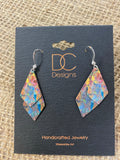 DC Designs Illustrated Light Colorful Leaves Earrings