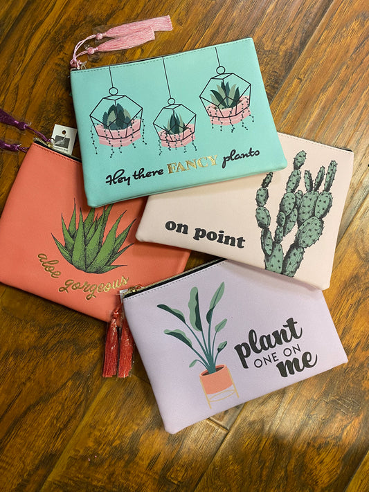 Plant Cosmetic Bag