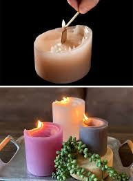 Medium Spiral Light Candle