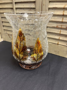 Glass tree vase