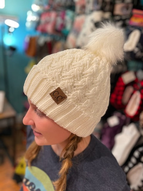 CC pompon beanie