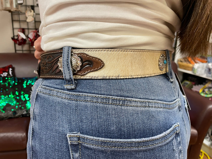 Myra murky brown belt