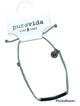 Puravida Hammered Charm Bracelet