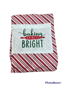 Holiday Apron Baking Spirits Bright