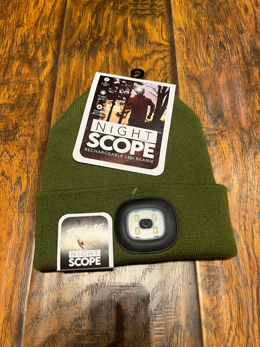 Night Scope rechargeable LED beanie