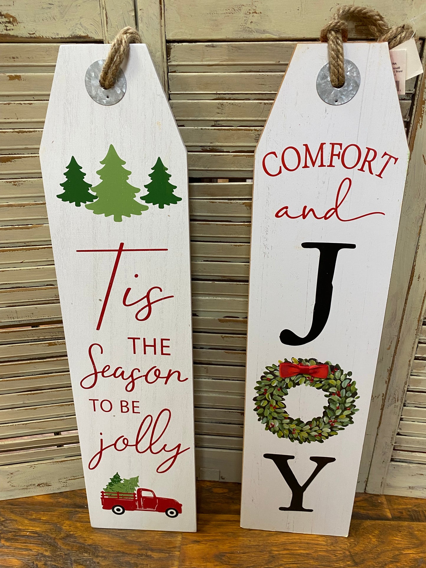 Fall / Winter Wood Door Signs